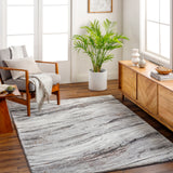 surya allegro plus agp 2307 light grey rug