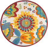 nourison aloha alh25 multicolor rug