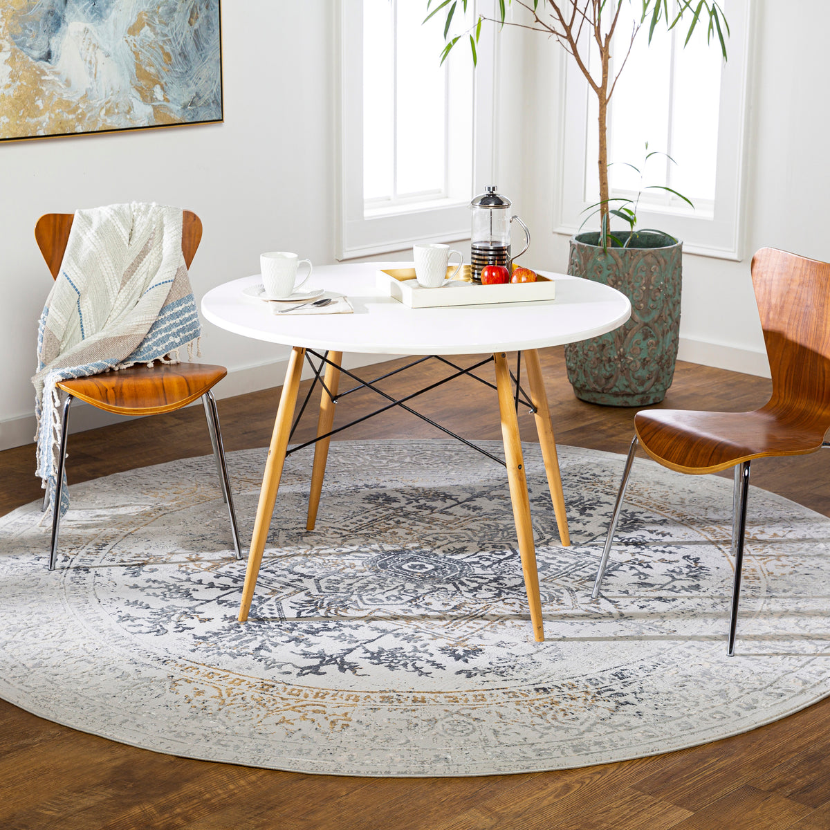 Livabliss Aisha AIS-2308 Charcoal Rug