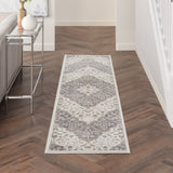 nourison elation etn08 ivory grey rug