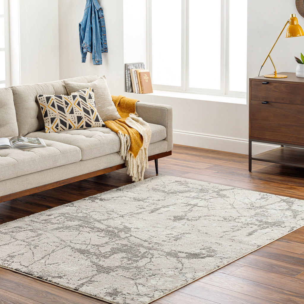 surya alder ald 2314 light silver rug