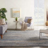 nourison plateau pae01 blue rug