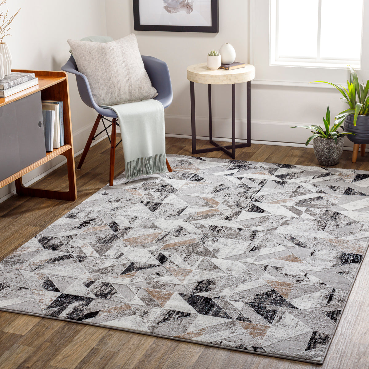 surya allegro alg 2301 light grey rug