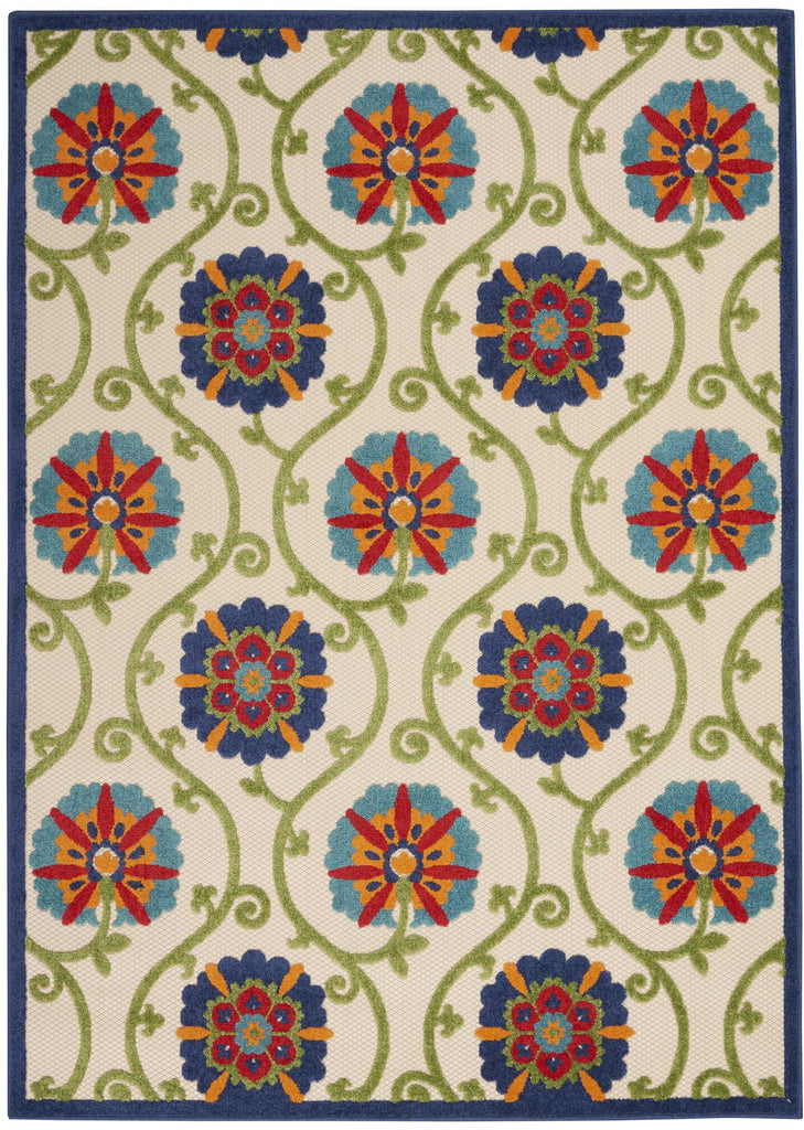 Nourison Sale Aloha ALH19 Blue/Multicolor Rug