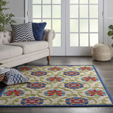 Nourison Sale Aloha ALH19 Blue/Multicolor Rug