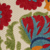 Nourison Sale Aloha ALH20 Red/Multicolor Rug