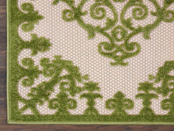 Nourison Clearance Aloha ALH12 Green Rug