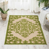 Nourison Clearance Aloha ALH12 Green Rug