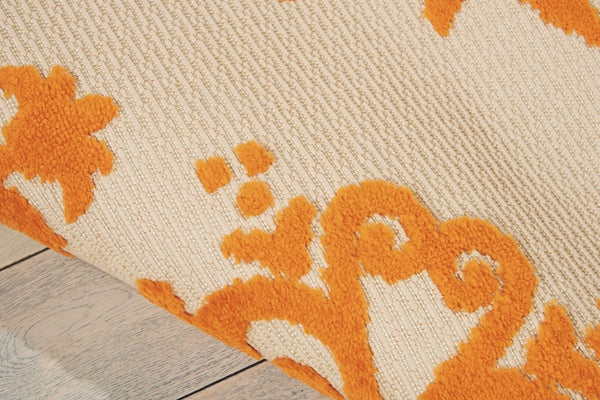 Nourison Clearance Aloha ALH12 Orange Rug