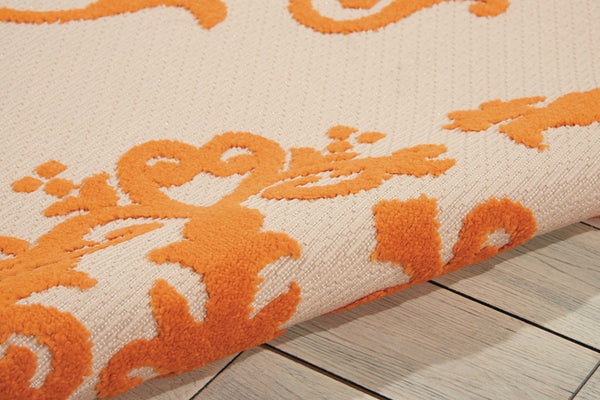 Nourison Clearance Aloha ALH12 Orange Rug