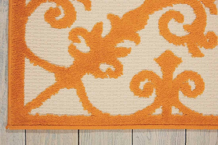 Nourison Clearance Aloha ALH12 Orange Rug