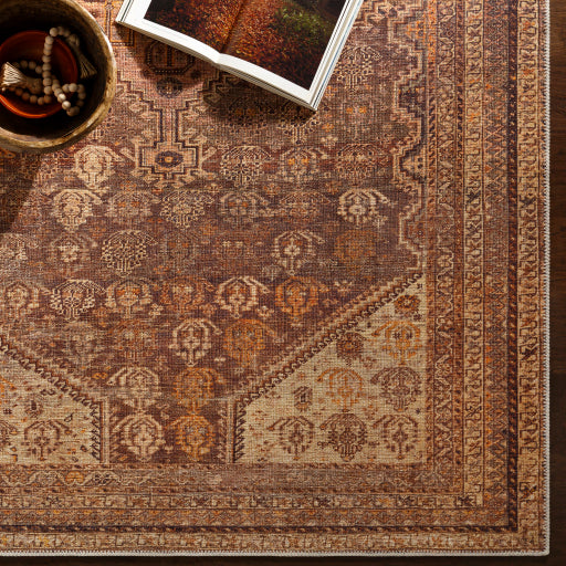 surya amelie aml 2333 dark brown rug