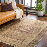surya amelie aml 2348 dark brown rug