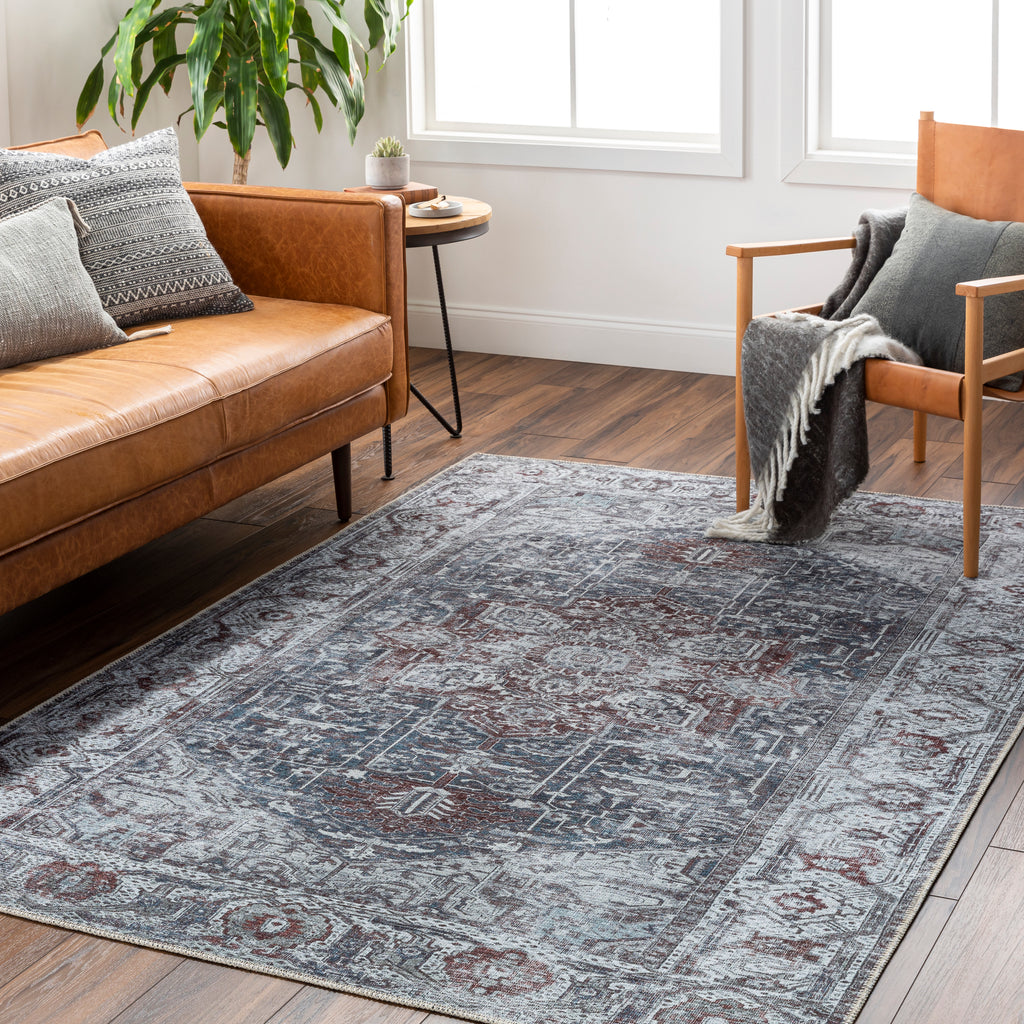 surya amelie aml 2366 pewter rug