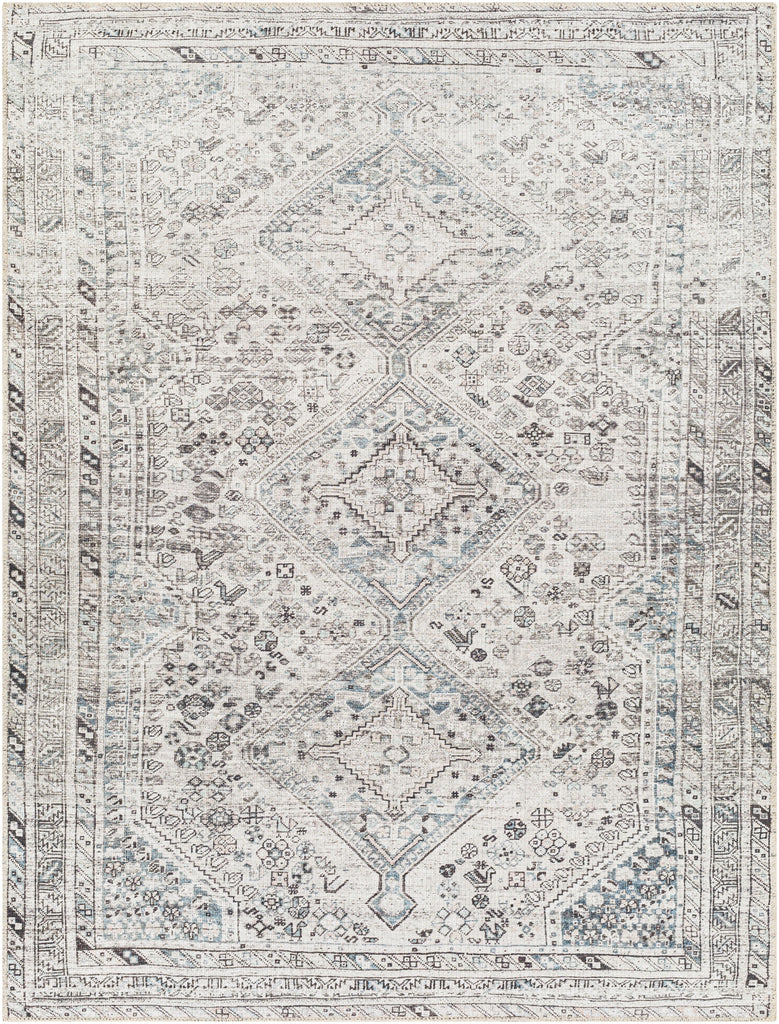 surya amelie aml 2380 light silver rug