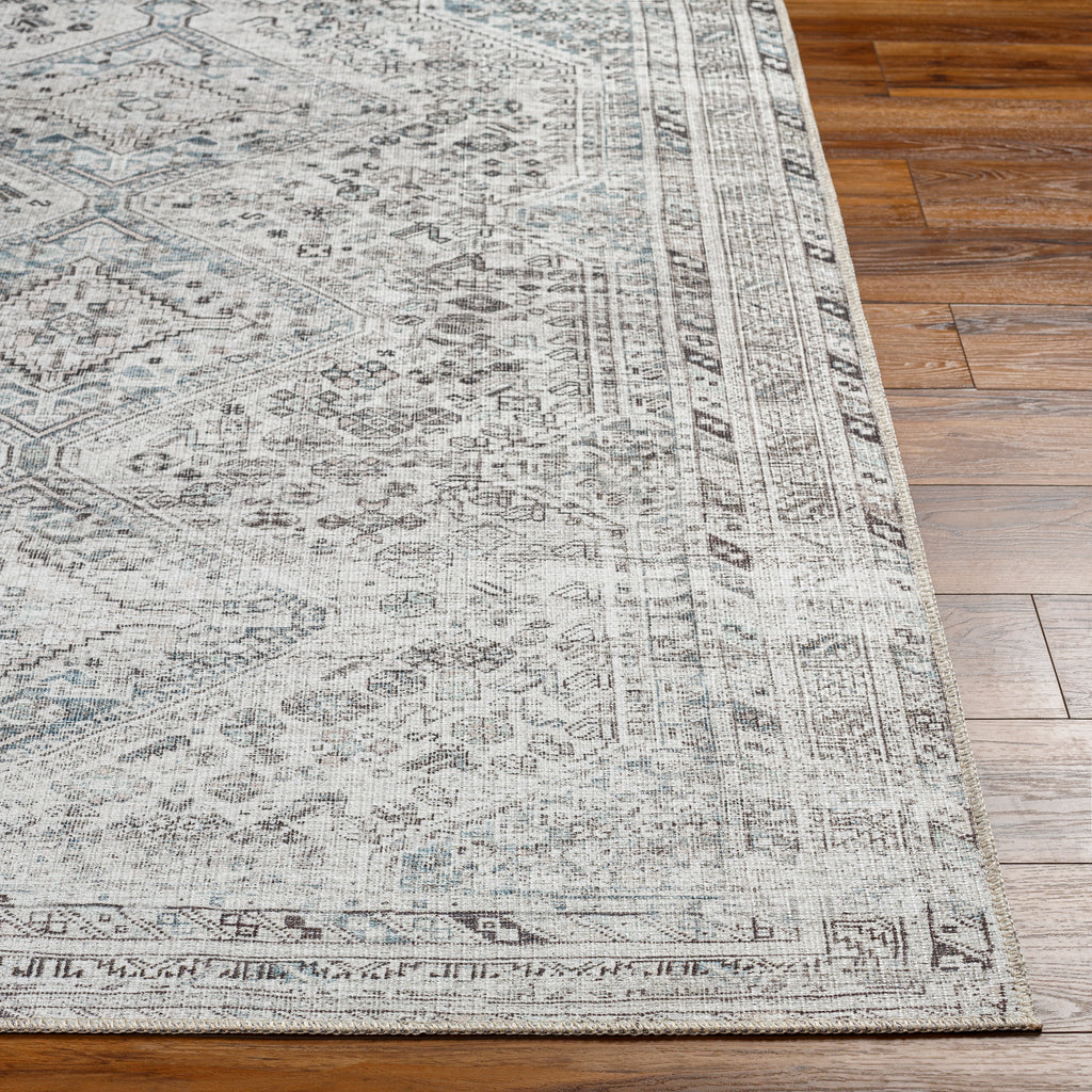 surya amelie aml 2380 light silver rug