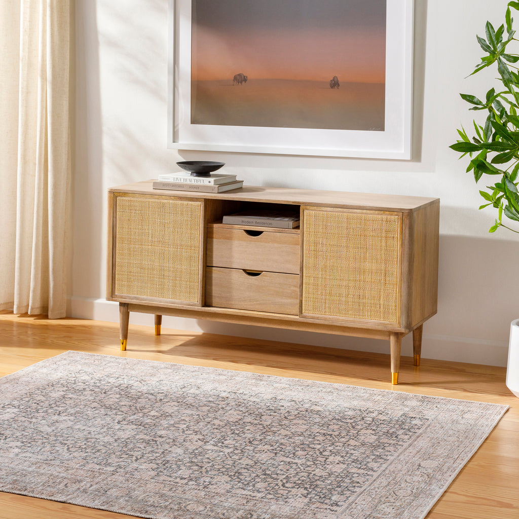surya amelie aml 2387 warm grey rug