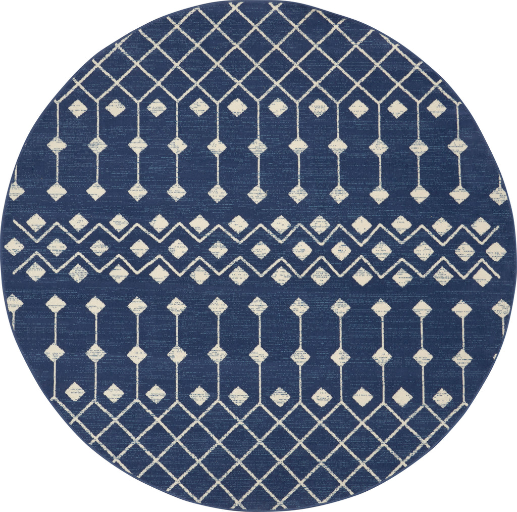 nourison grafix grf37 navy rug