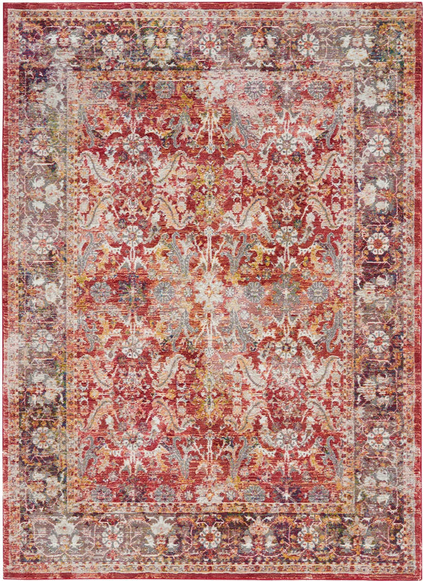 Nourison Ankara Global ANR02 Red Rug