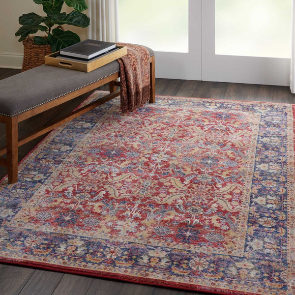 Nourison Ankara Global ANR02 Red Rug