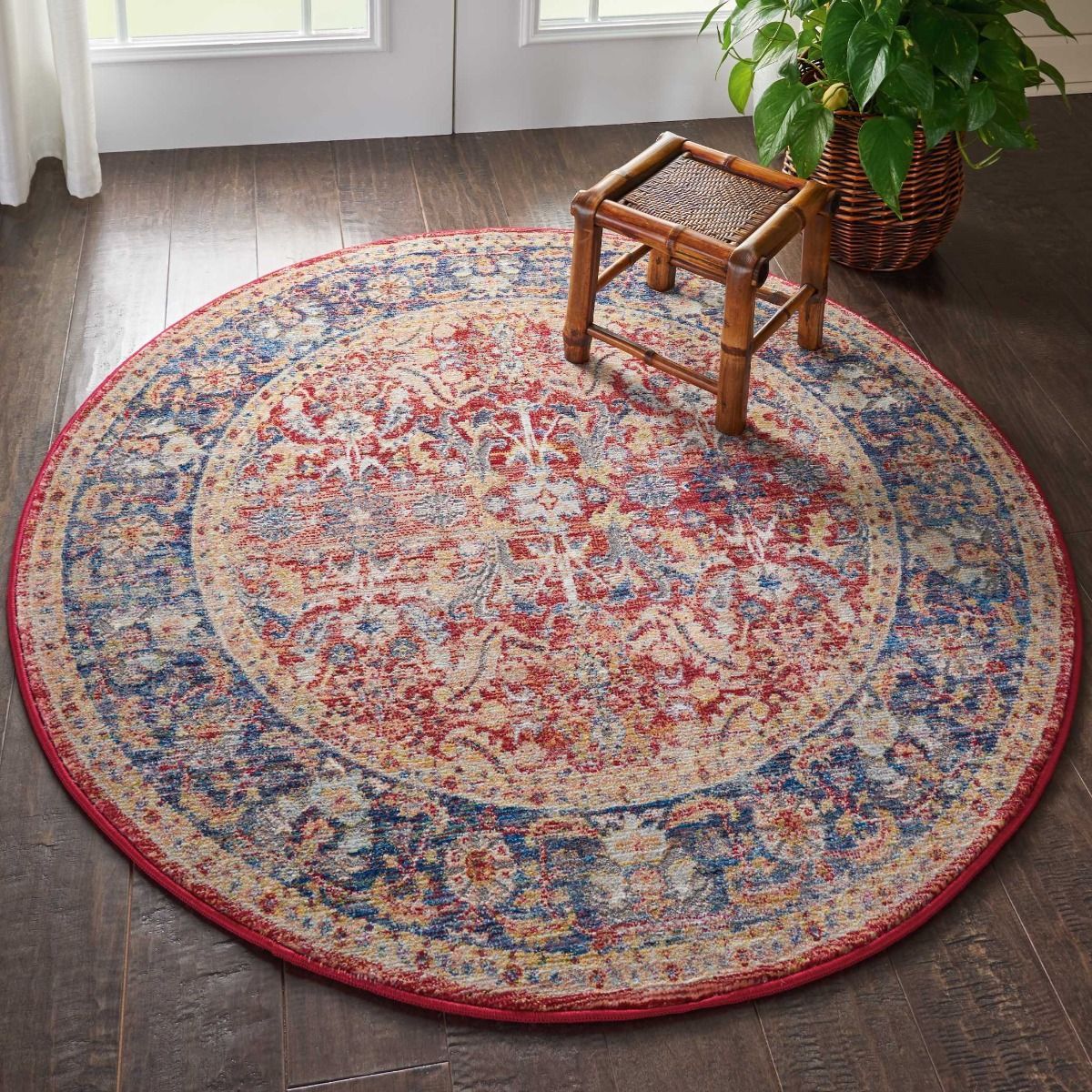 Nourison Ankara Global ANR02 Red Rug