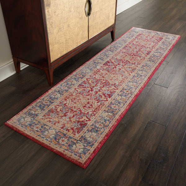 Nourison Ankara Global ANR02 Red Rug