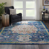 Nourison Ankara Global ANR03 Blue Rug