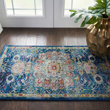Nourison Ankara Global ANR03 Blue Rug