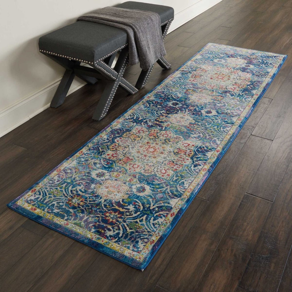 Nourison Ankara Global ANR03 Blue Rug