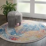 Nourison Clearance Ankara Global ANR04 Ivory/Multicolor Rug