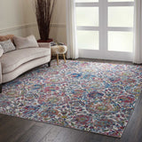 Nourison Ankara Global ANR06 Ivory/Blue Rug
