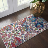 Nourison Ankara Global ANR06 Ivory/Blue Rug