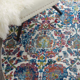 Nourison Ankara Global ANR06 Ivory/Blue Rug