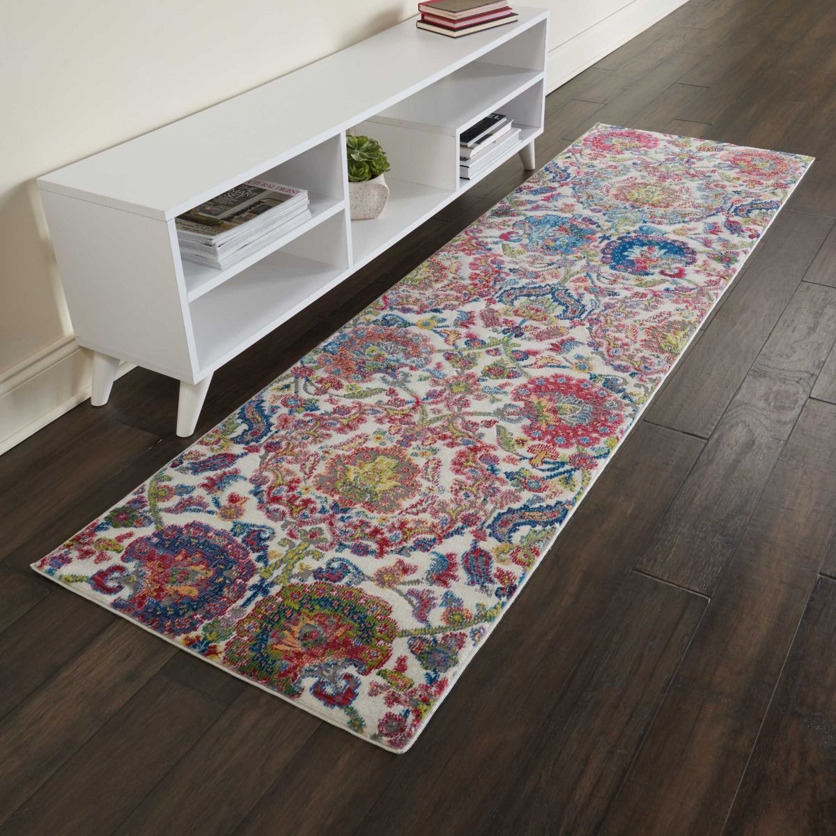 Nourison Ankara Global ANR06 Ivory/Blue Rug