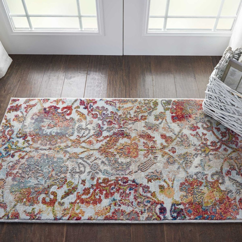 Nourison Ankara Global ANR06 Ivory/Orange Rug