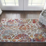Nourison Ankara Global ANR06 Ivory/Orange Rug