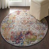 Nourison Ankara Global ANR06 Ivory/Orange Rug