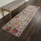 Nourison Ankara Global ANR06 Ivory/Orange Rug