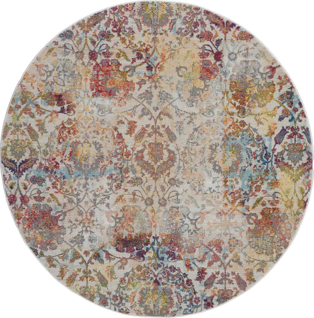 Nourison Ankara Global ANR06 Ivory/Orange Rug