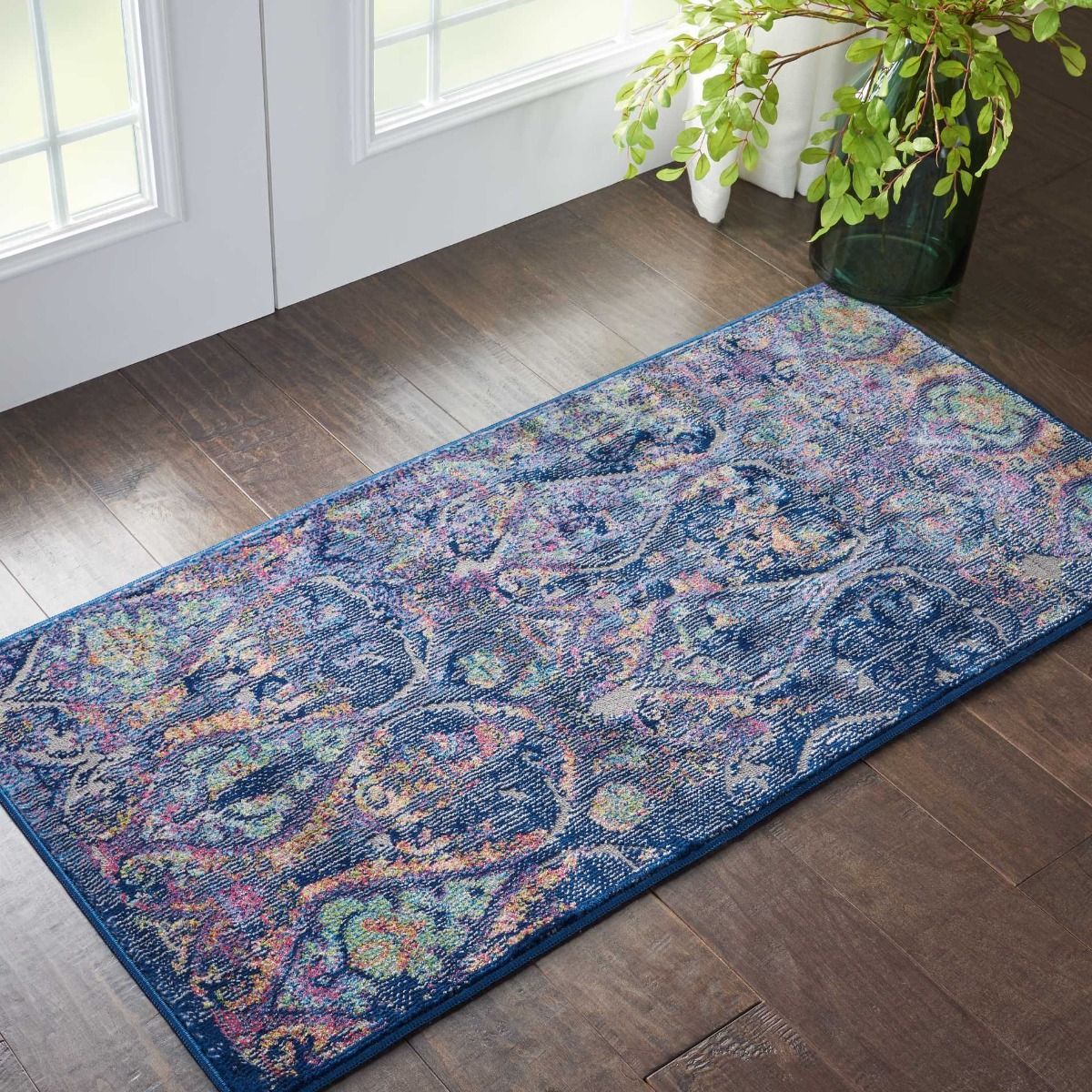 Nourison Ankara Global ANR08 Navy/Multicolor Rug