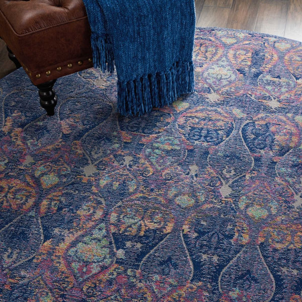 Nourison Ankara Global ANR08 Navy/Multicolor Rug