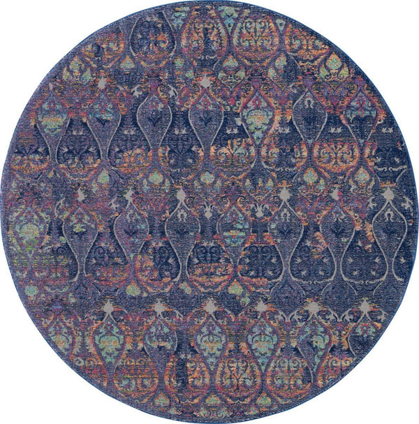 Nourison Ankara Global ANR08 Navy/Multicolor Rug