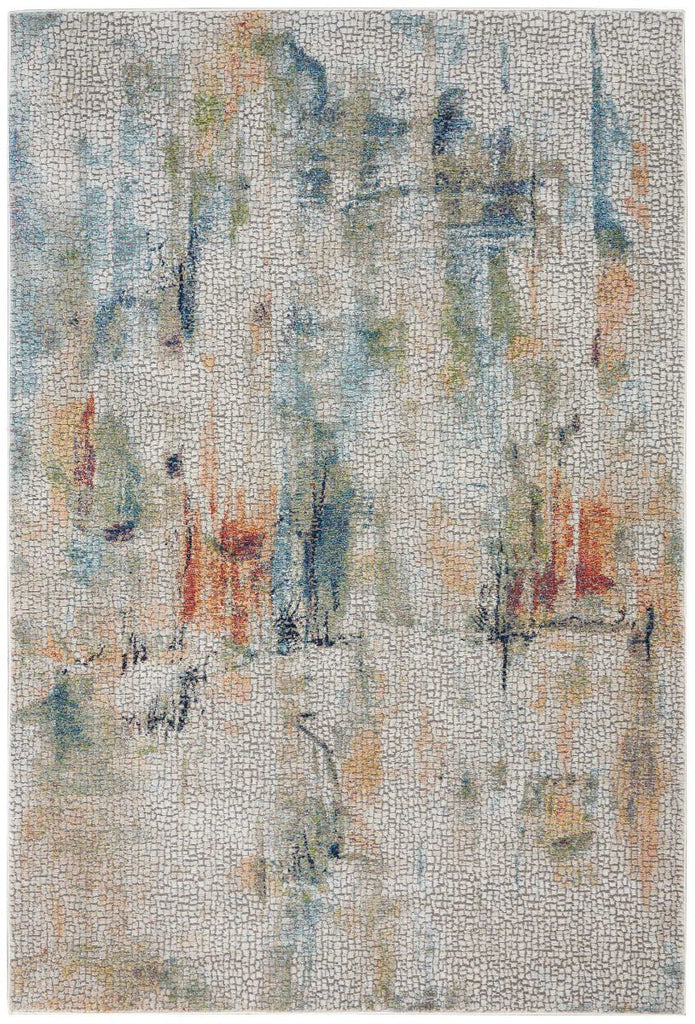 Nourison Ankara Global ANR09 Ivory/Multicolor Rug