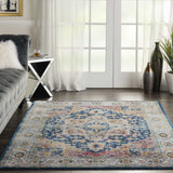 Nourison Ankara Global ANR11 Blue/Multicolor Rug