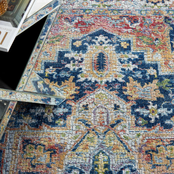 Nourison Ankara Global ANR11 Blue/Multicolor Rug