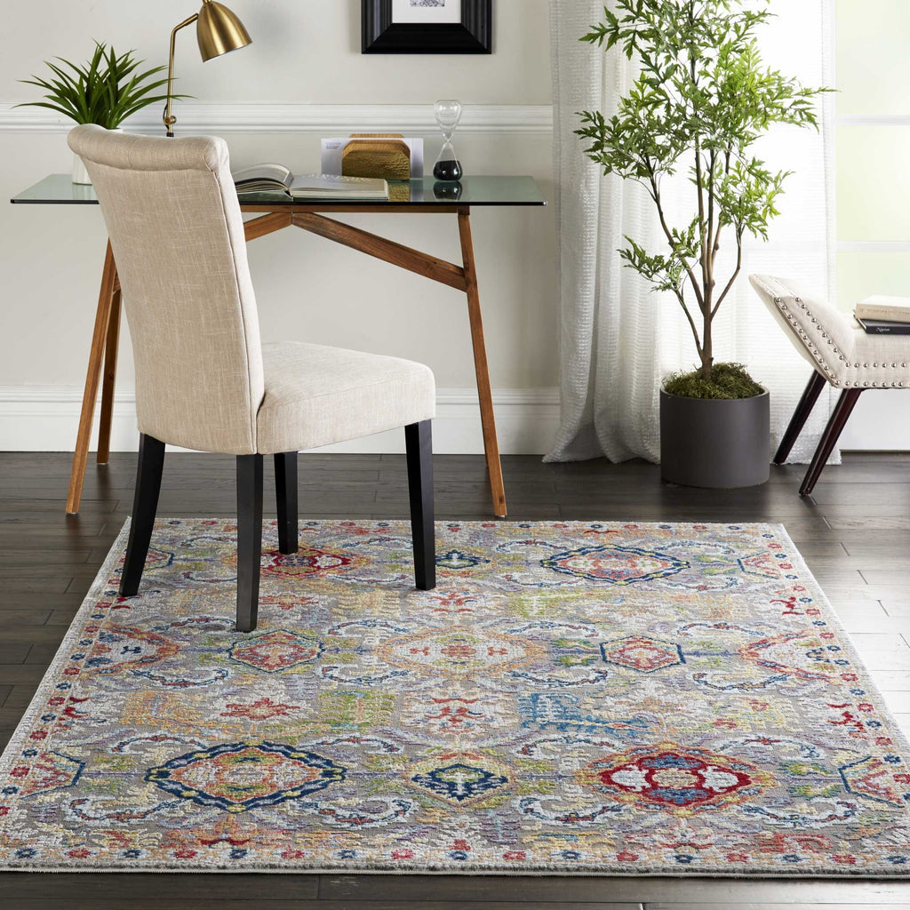 Nourison Ankara Global ANR12 Grey/Multicolor Rug