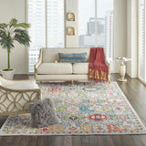 Nourison Ankara Global ANR12 Grey/Multicolor Rug
