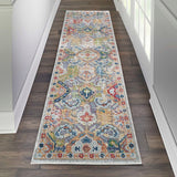 Nourison Ankara Global ANR12 Grey/Multicolor Rug