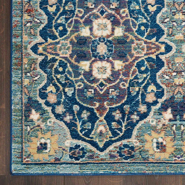 Nourison Ankara Global ANR16 Navy Multicolor Rug