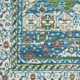 Nourison Ankara Global ANR17 Ivory Light Blue Rug